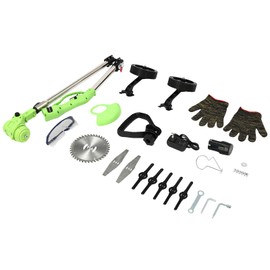 SHOWLIVEU Electric Weed Eater Cordless, High-Efficiency Cordless Grass Trimmer with Lawn Mower Cordless Mower Achieve a Perfectly Manicured Lawn (24V Blue)