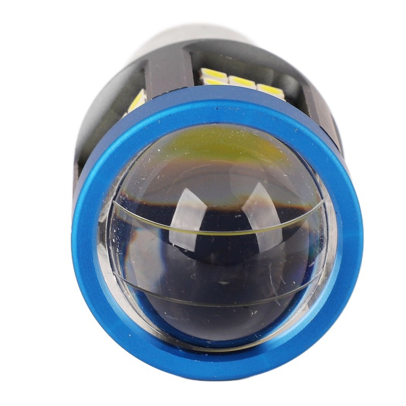 LED Motorcycle Headlight Bulb White High Brightness Wide View Aluminium
