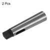 Sourcing Map 2PCS Morse Taper Adapter MT3-MT2, High-Carbon Steel, Drill