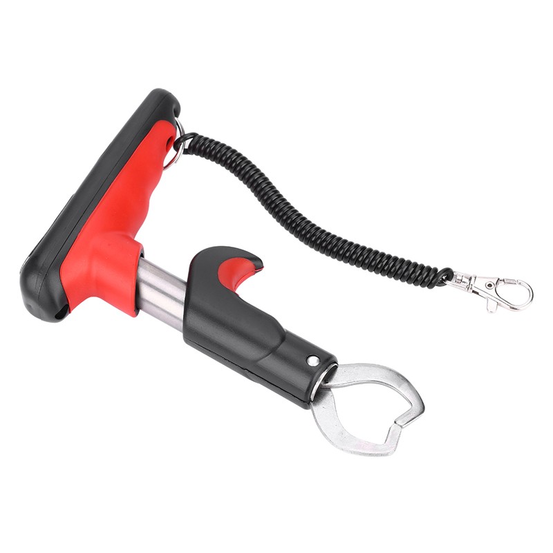 Gun Type Stainless Steel Fish Fishing Grips Grippers With LED