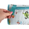 Alphabet Animals Toddler Naptime Blanket with Attached Removable Pillow, 44”x20”