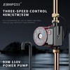 ZeroPone Recirculating Pump, 93W Water Circulator Circulating Pump NPT 3/4"