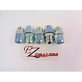 EZ-FITTINGS Hydraulic 5/8" JIC STEEL PLUGS & CAPS -10 AN, fittings 5 SETS (10 PCS TOTAL)