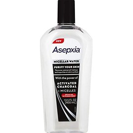 Asepxia Micellar Water with Activated Charcoal + Micellles, 13.5 Fl Oz