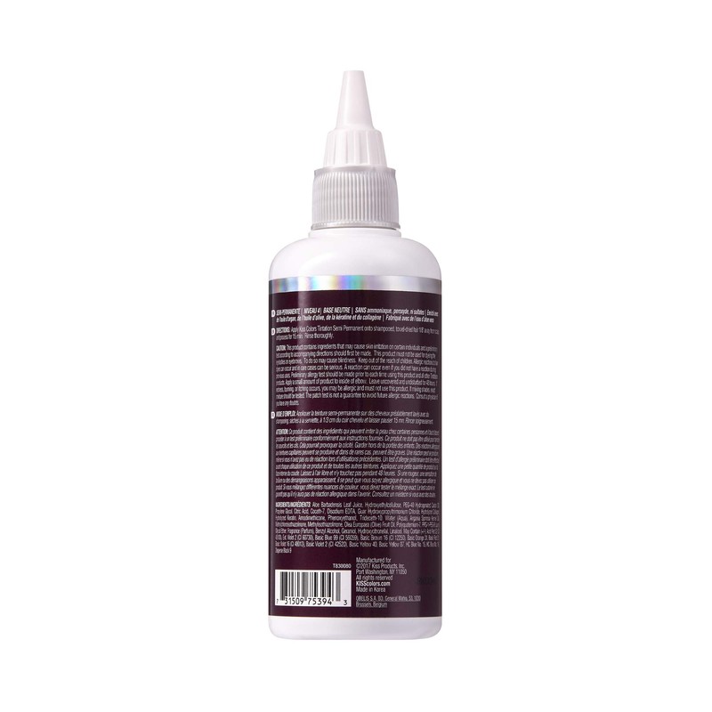 Kiss Tintation Semi-Permanent Hair Color 5 Ounce, T740 Rose Gold