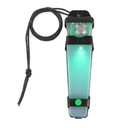 booiu Helmet Signal Light Waterproof Safety Flashing Survival Light Outdoor Sports Hunting Tactical Hiking Boating Cycling Personal Identification Marker Light Hook (Green Light)