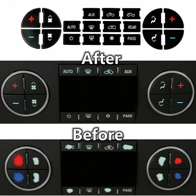 AC Dash Button Repair Kit -Compatible with Chevy, Best for