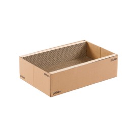 pidan Cat Scratcher Cardboard,Box and Cat Bed Cat Scratchers for Indoor Cats Scratching Board,A-Grade Corrugated Base Paper,Safe Glue (Box Type)