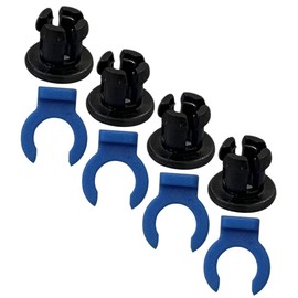 ULTECHNOVO 1 Set Bowden Tube Claw Buckle Printer Locking Clips Rotary Drill Nut Flute Milling Cutter 3D Printer Part Printer Radiator Clamp Bowden Tube Clamps Plastic Converter to Rotate Jaws