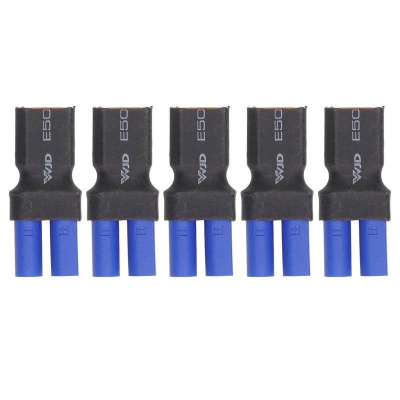 5Pcs EC5 to XT60 Adapter Rubber Plastic Copper Sturdy Accurate