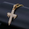 KMASAL LC8 Jewelry Unisex Hip Hop Micropave Simulated Diamond Iced