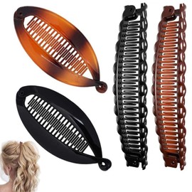 Banana Hair Clips 4 Pcs