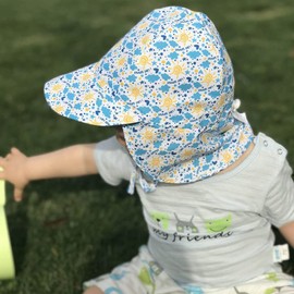 FedMois Baby Kleinkinder Sonnenhut Sommermütze einstellbar UV-Shutz, Sonne, 2-5 Jahre