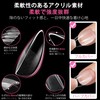 QIEK Ultra Thin Nail Tips, Sanded, Natural Fit, False Nails,