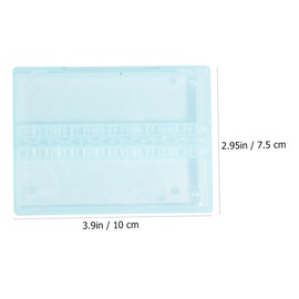 WOONEKY 4pcs Nail Art Tool Boxes Manicure Storage Holders for Organizing Grinding for Home Salon Use