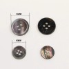 Leekayer Genuine Black Mother of Pearl Buttons Shell for Blazer