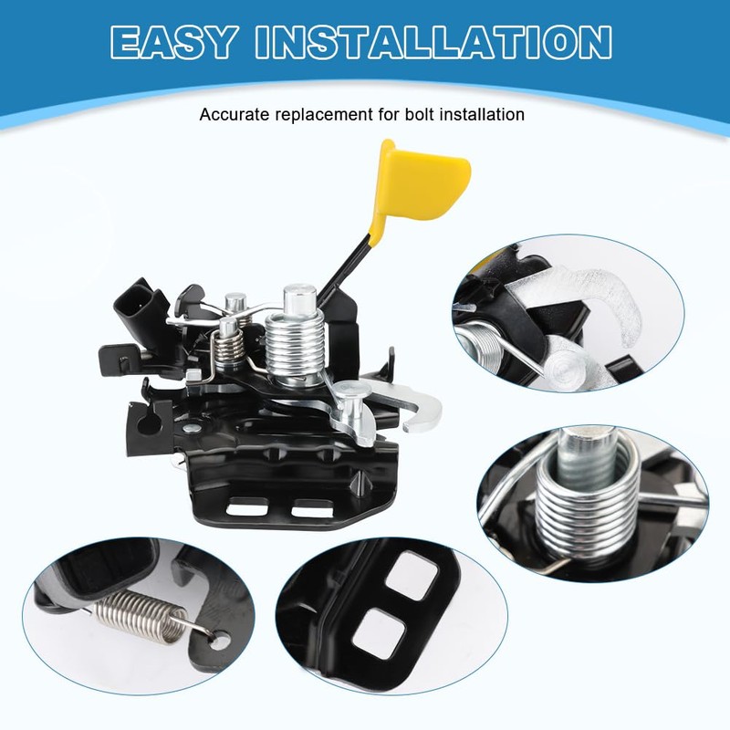 JDMON Car Engine Hood Latch Lock Compatible with Ford Mustang