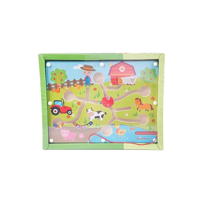 Vedes Game Mouse Ball Maze + Magnetic Pen Farm