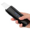 Face Skin Scrubber USB Rechargeable Peeling Machine Ultrasonic Exfoliating SkinCare(Black