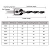Rocaris 23-Pack Woodworking Chamfer Drilling Tool, 6pcs 1/4" Hex 5