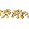32 x 25 mm Mini Christmas Tree Baubles – Gold