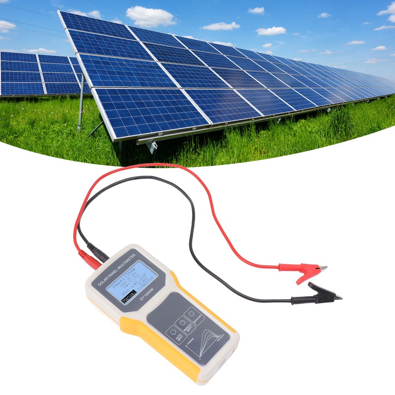 Solar Panel Tester Photovoltaic Multimeter EY1600W with Backlight MPPT Open