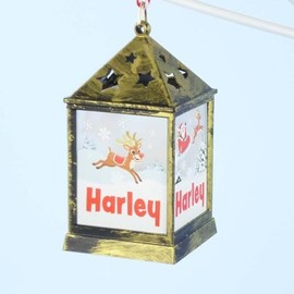 Mulberry Studios Starlight Lantern Christmas Tree Hanger Names H-M Harley