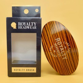 Royalty Headwear 360 Waves Curved Palm  Brush – - Bristle Type: Medium