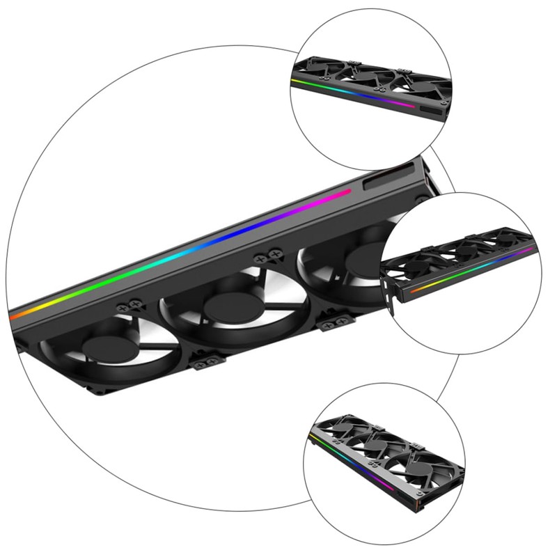 LABRIMP Graphic Card Cooler Argb Pin Air Cooling Device for