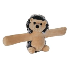 Wild Republic Huggers Hedgehog, Stuffed Animal, 8 Inches, Slap Bracelet, Plush Toy, Fill is Spun Recycled Water Bottles