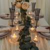 DEVI 24pcs Glass Votive Candle Holders, Clear Glass Candle Holder