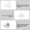 50 Pcs Drawer Angle with Screws Code Bracket Fastener, Plastic