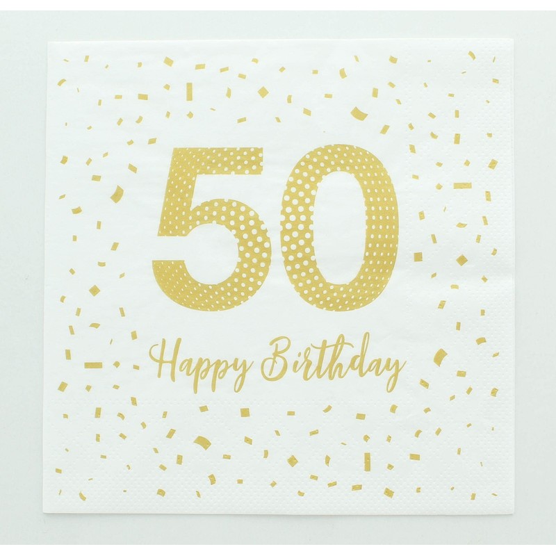 Sovie HORECA Tissue Napkin Happy Birthday - 50 | Birthday