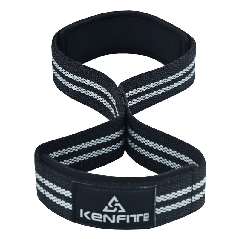 Figure 8 Lifting Straps Padded Wrist Support for Deadlifts weight