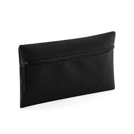 Quadra Classic Zip Up Pencil Case (One Size) (Black)