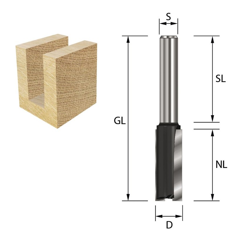 ENT HW (HM) Groove Cutter, Diameter (A) 5 - 25