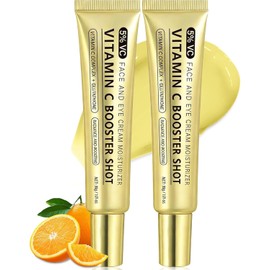 Vitamin C Booster Shot Serum con Niacinamida, Vitamina C Serum Facial 30mL Ilumina y Unifica el Tono de la Piel, Ayuda a Reducir Manchas, Tratamiento Diario y Nocturno (2PCS)