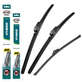 HEYNER Wipers Fits: Volkswagen Golf 5 2005-2008 Full Set Hybrid Windscreen Wiper Blades HH2419TL13V