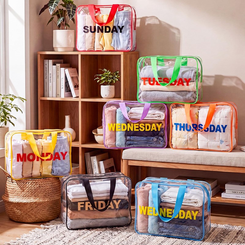Woanger 14 Pack Packing Cubes for Travel Days of Week
