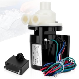 Sejaede PA0613 Ice Machine Water Pump Motor Assembly with Capacitor