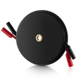 Saillong 2 Wire 30ft Magnetic Retractable Test Leads with Insulated Alligator Clips, 18 Gauge Electrical Copper Wire for Circuit Connection, Electrical Testing and Troubleshooting