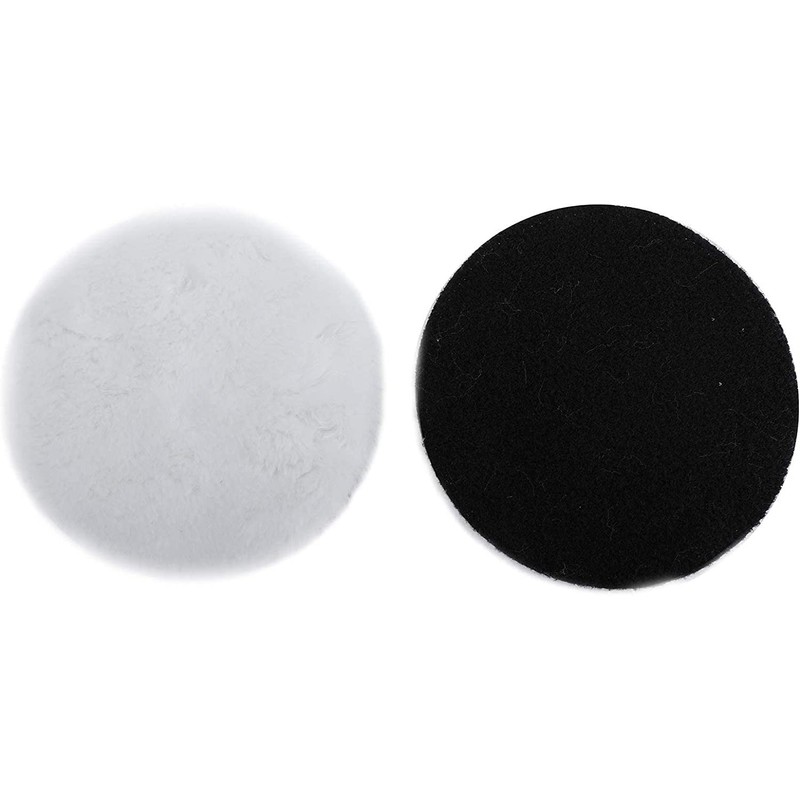 Toolly 6 Pcs 6 Inch Wool Polishing Buffing Pad Polishing