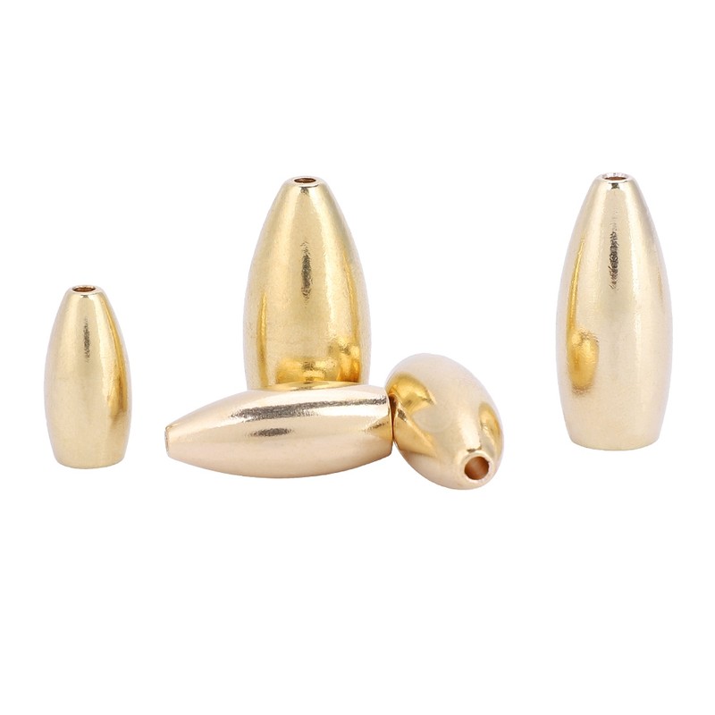 Durable Copper Fishing Brass Sinkers Lightweight Fisher Sinker Kit Set