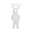 Exner Ceramic Reindeer Bozze EX-Z60, 12 cm, Silver, bauchig, 224505