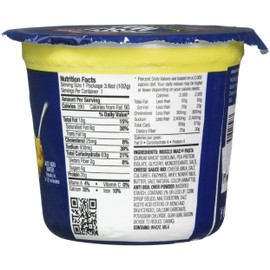 Muscle Mac | Macaroni and Cheese Microwavable Mega Cups, 20 Grams Of Protein Per Serving, Real Cheese, Non-GMO, (12 Cups)