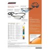 Kimberly-Clark Jackson 25688 V30 Nemesis Safety Glasses, Smoke Mirror Lens,