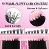 Gmagictobo Lash Clusters C Curl Lash Clusters Kit Fluffy Lashes