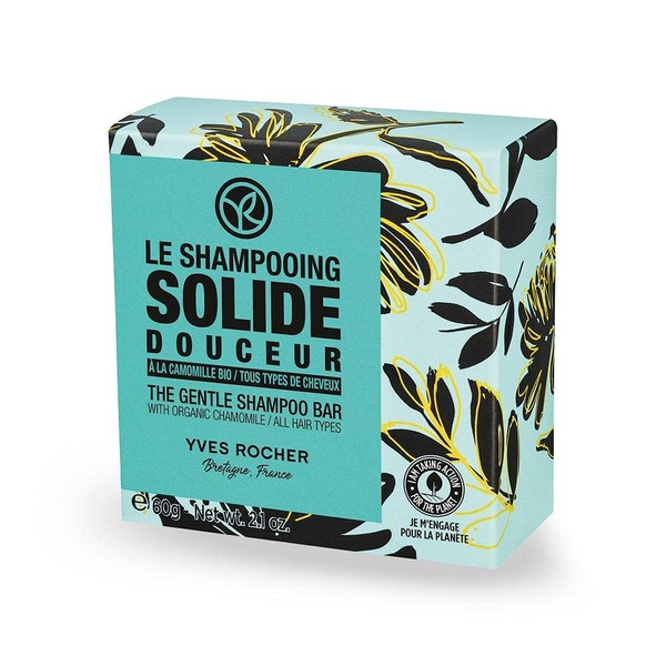 Yves Rocher Green Heroes Solid Shampoo Mild & Gentle Delicate Shampoo for Healthy and Smooth Hair Nourishes the Hair Hair Soap for More Shine in the Hair