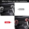 Ruautumn for Toyota RAV4 2019-2025 Accessories, Auto AC Climate Control