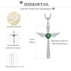 FYNSBLE Cross Necklace for Women Sterling Silver Guardian Angel Wings